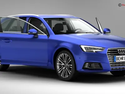 Audi A4 Avant 2016 3D model