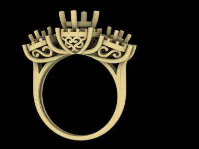 Solitare Ring 3D model