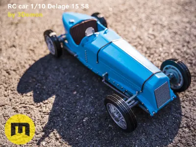 RC model Delage 15 S8 3D print model