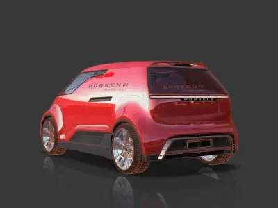 Porsche Vision Renndienst Concept Van 3D model