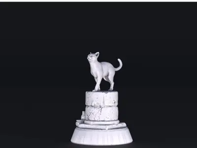 cat mummy 3D print model
