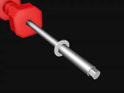 Reverse hammer body 3D model