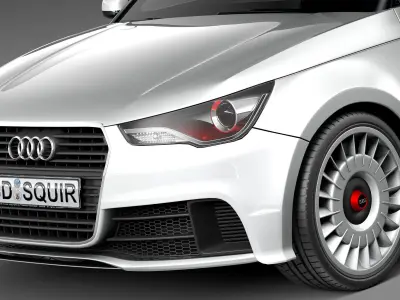 Audi A1 Quattro 2013 3D model