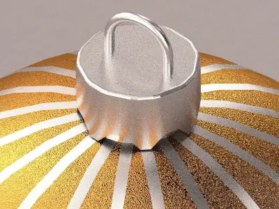 christmas ball 3D model 5