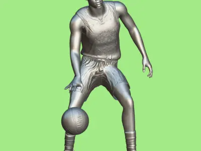3D Rigged Jordan Poole Golden State Warriors NBA 3D model