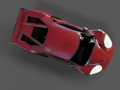 High-Quality 3D CarModel Low-poly 3D model