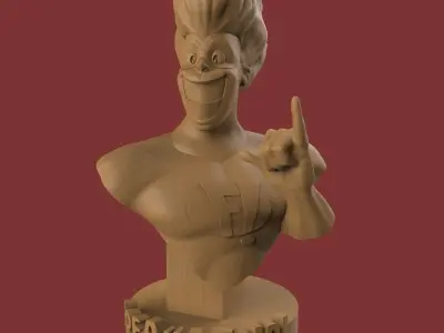 Freakazoid bust 3D print model