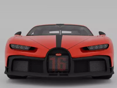 Bugatti Chiron R 3D model