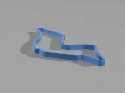 F1 Circuit Imola 2022 3D Print Model 3D print model