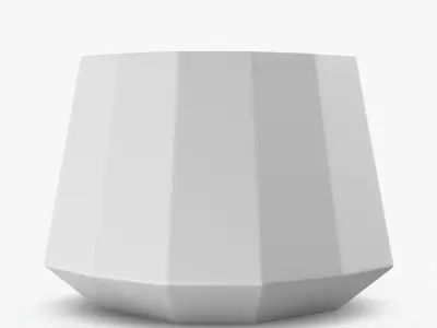 Tiffany wide tapered vase 3D model