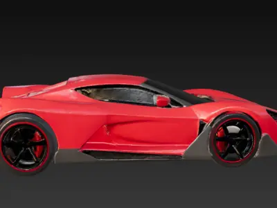 Sport Car 3D Model Series 2 3D print model