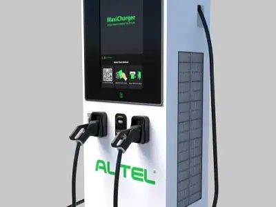 Electric Vehicle Charging Station 3D model