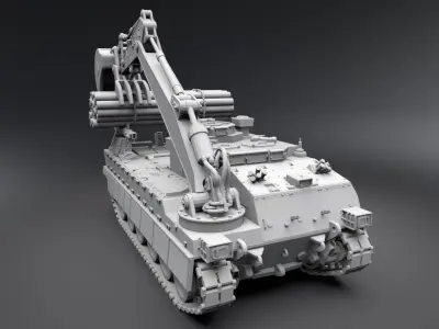 Trojan Armored Vehicle Scale model 3D print model