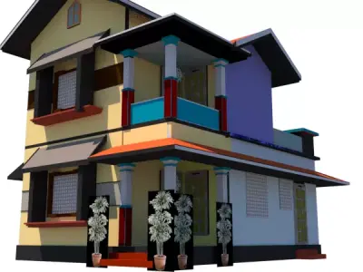 VIP CORPORATE STAGE AND HALL SETTINGS 3D model