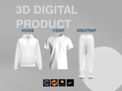 3D ACTIVEWEAR PACK 3D model