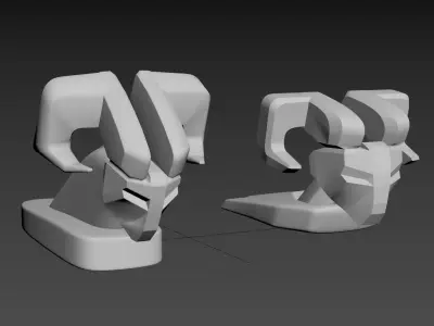 Ram Traveller Hood Ornament 3D Model Free 3D model