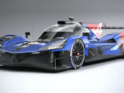 Alpine A424 LM 2024 3D model