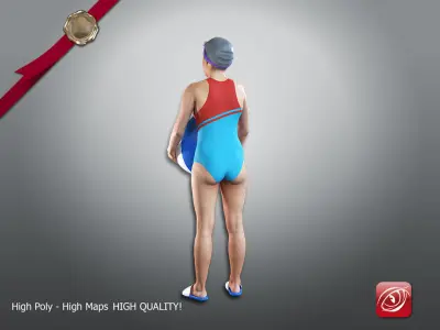 SwwimmingPool Female ACC 2130 009 3D model