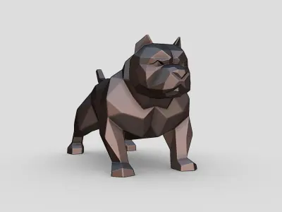 American Bully 3D print model