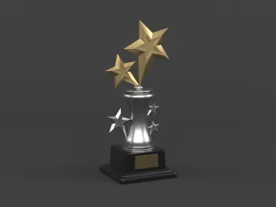Trophy Cups 3D model 61