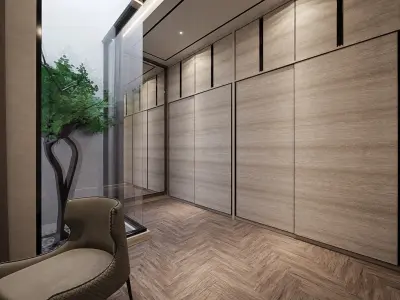 Bedroom - Modern Style Blender - Fbx - Obj 3D model