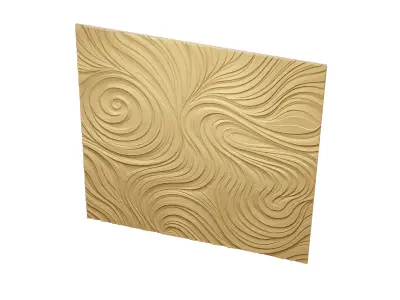 3D Wall Panel mural decor set relief stl 10 3D model