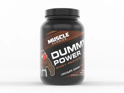 Protein Powder 3D model 49