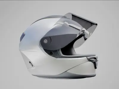 Racing Bike Helmet Free 3D model