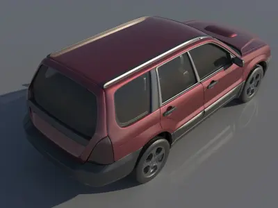 Subaru Forester 2003 3D print model