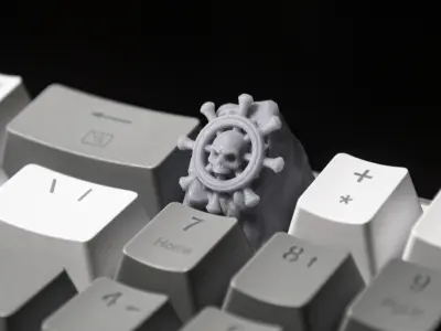 PIRATE HELM - KEYCAP TO PRINT 3D print model