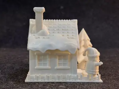 Santa house Printing 3D print model