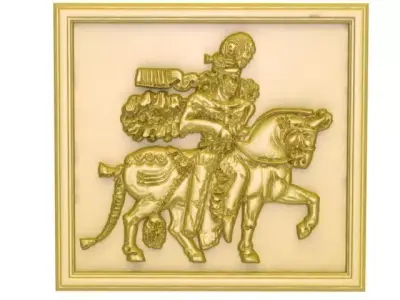 Shapur I  the Shadow of History on Eternal Stone 3D model