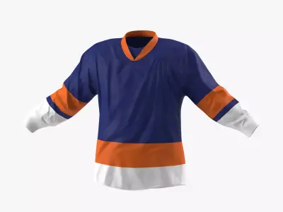 Hockey Jersey Generic 3  3D model