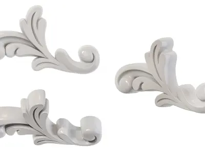 Classic carved 137 3D model