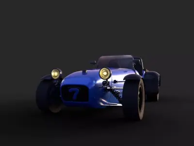 Lotus Seven 3D model