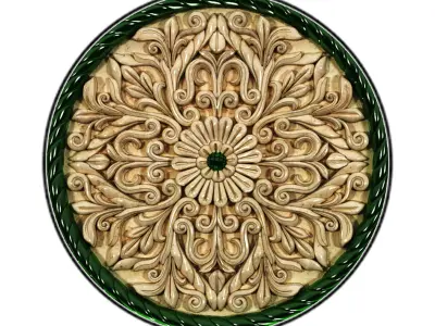 Decorative Ornamental 33 Low-poly 3D model