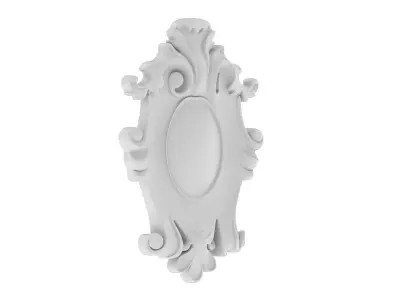 Cartouche Ornament 036 3D model