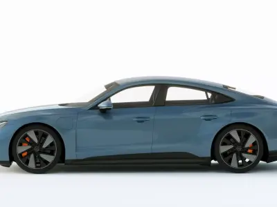 Audi E-Tron GT quattro 2022 3D model