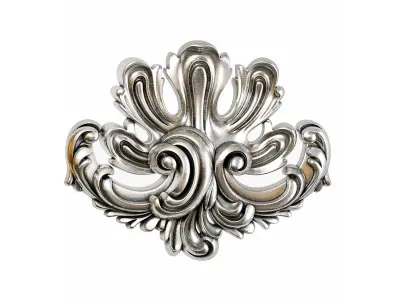 Classic carved 124 3D model