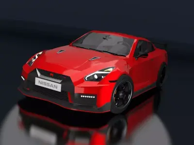 Nissan GTR Nismo 2015 3D model