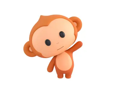 Character331 Rigged Monkey 3D model