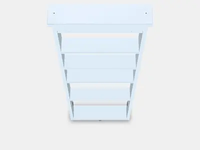 HEMNES Wall shelf Low-poly 3D model