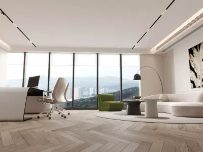 Contemporary Executive Office 3D model