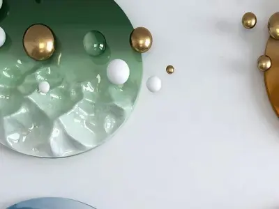 wall decoration Modern pendant 3D model