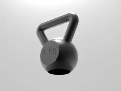 Kettle Bells 4 kg 3D print model