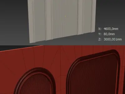 Decorative V17 Wall Panels 3D model