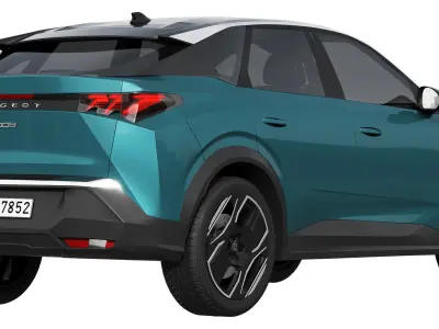 Peugeot e-3008 2024 3D model