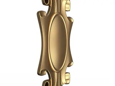 Cartouche 02 Low-poly 3D model