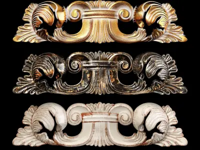 Classic carved 005 3D model