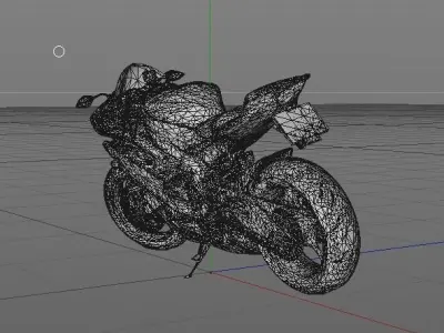Motorcycle Yamaha 3D model